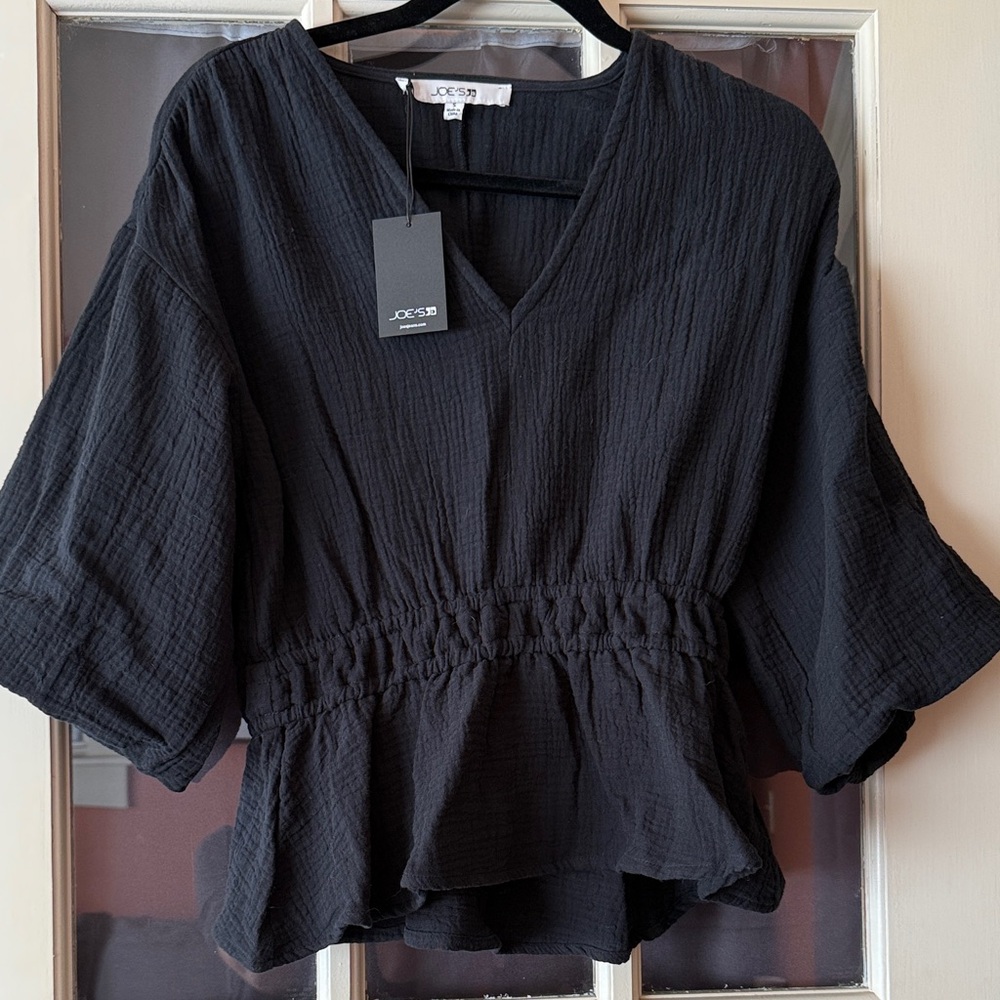 Joe’s Jeans Gauze Flounce Top - size S